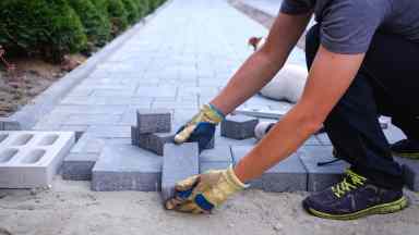 Verlegung Pflastersteine